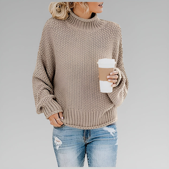 Amy - Contemporary and Warm Roll Neck Sweater