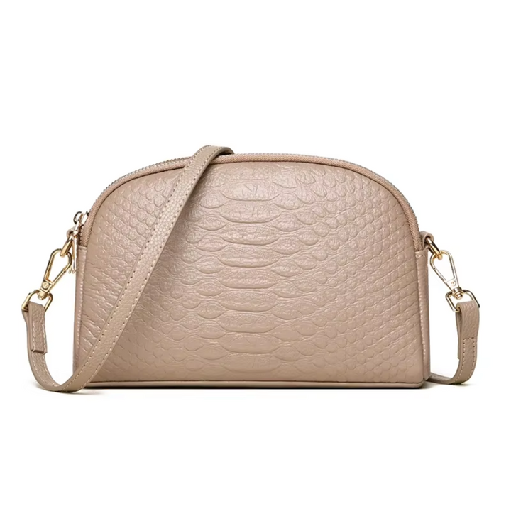 Cora | Stylish Mini Crossbody Bag in Crocodile-Patterned Faux Leather