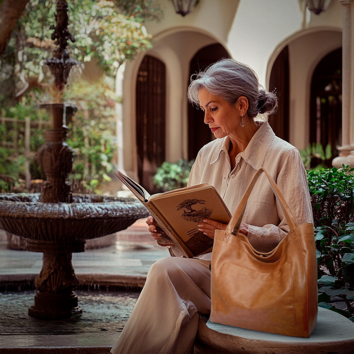 Ringelblume | Squisita Luxe Shoulder Bag in Plush Fabric