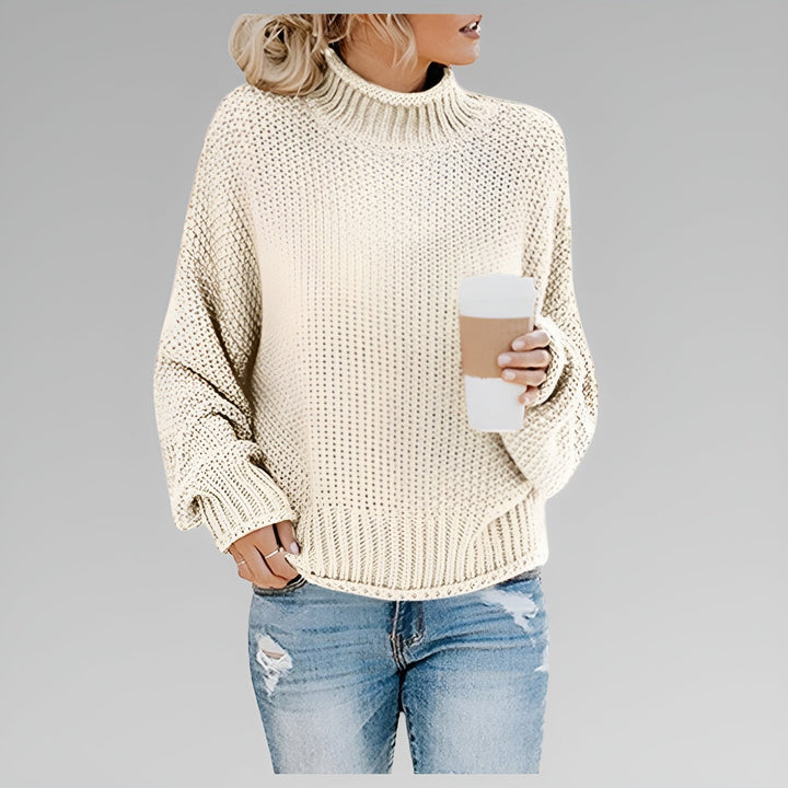 Amy - Contemporary and Warm Roll Neck Sweater