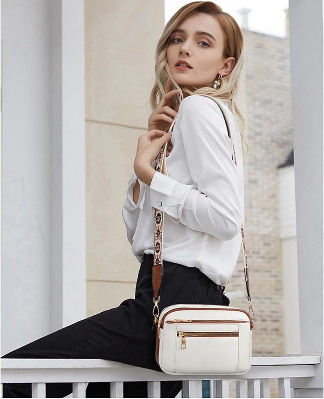 Camila | Refined Leather Shoulder Bag