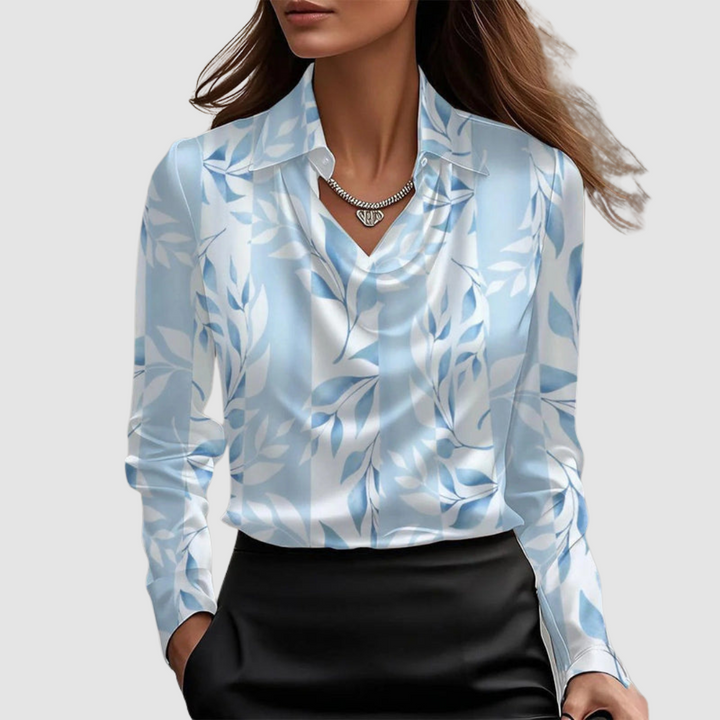 Celestine™ Elegant Satin Blouse