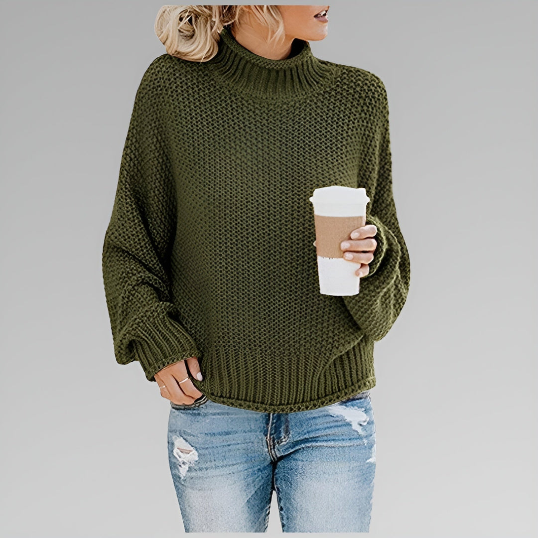 Amy - Contemporary and Warm Roll Neck Sweater
