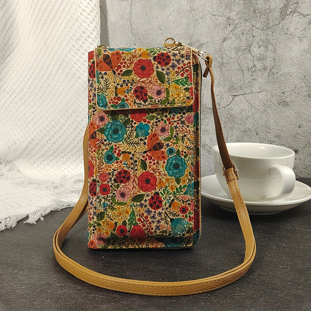 Nina | Bohemian Floral Crossbody Bag