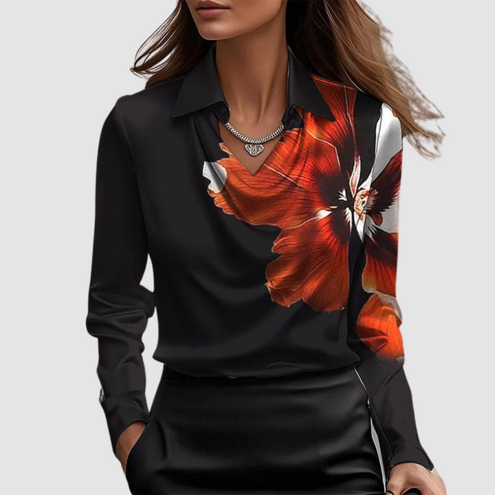 Celestine™ Elegant Satin Blouse