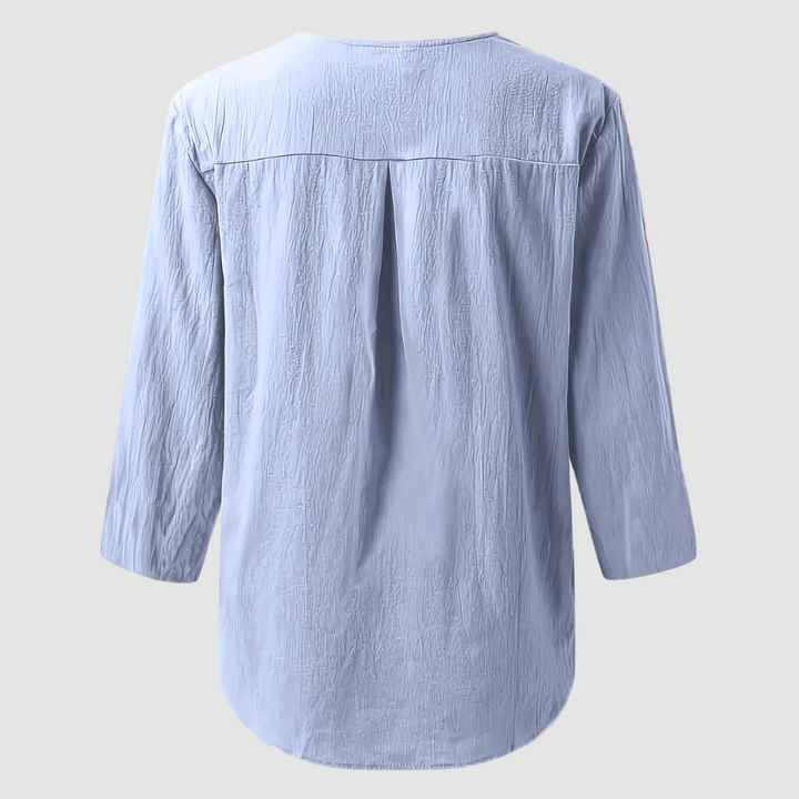 Melisa™ Casual Cotton & Linen Blouse
