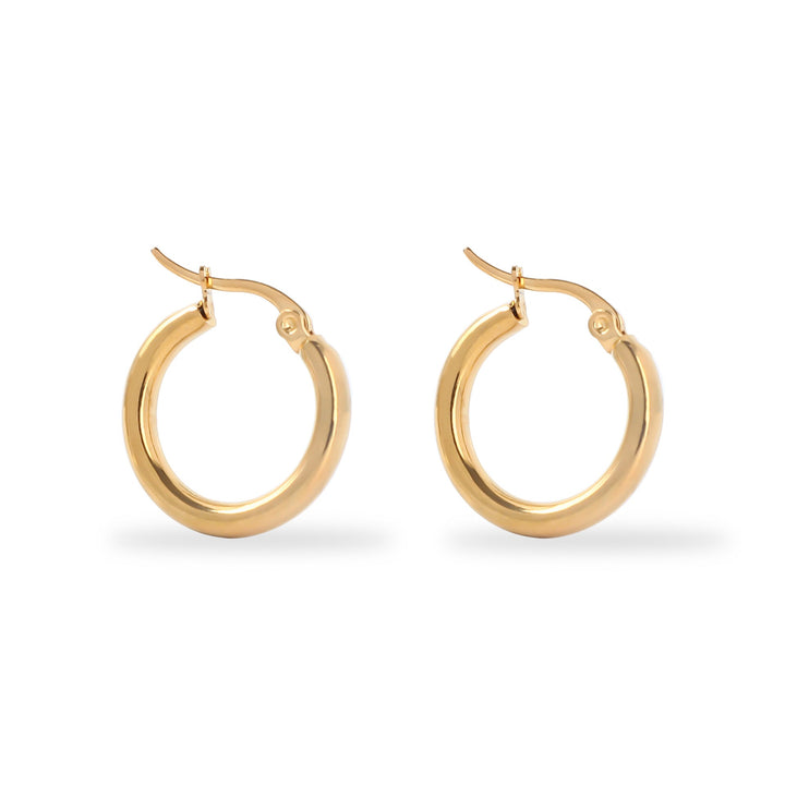Vintage Gold and Silver Hoop Earrings