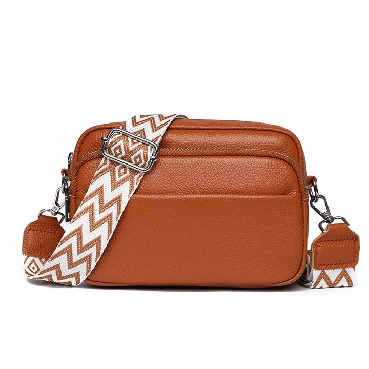 Talia | Refined Leather Shoulder Bag