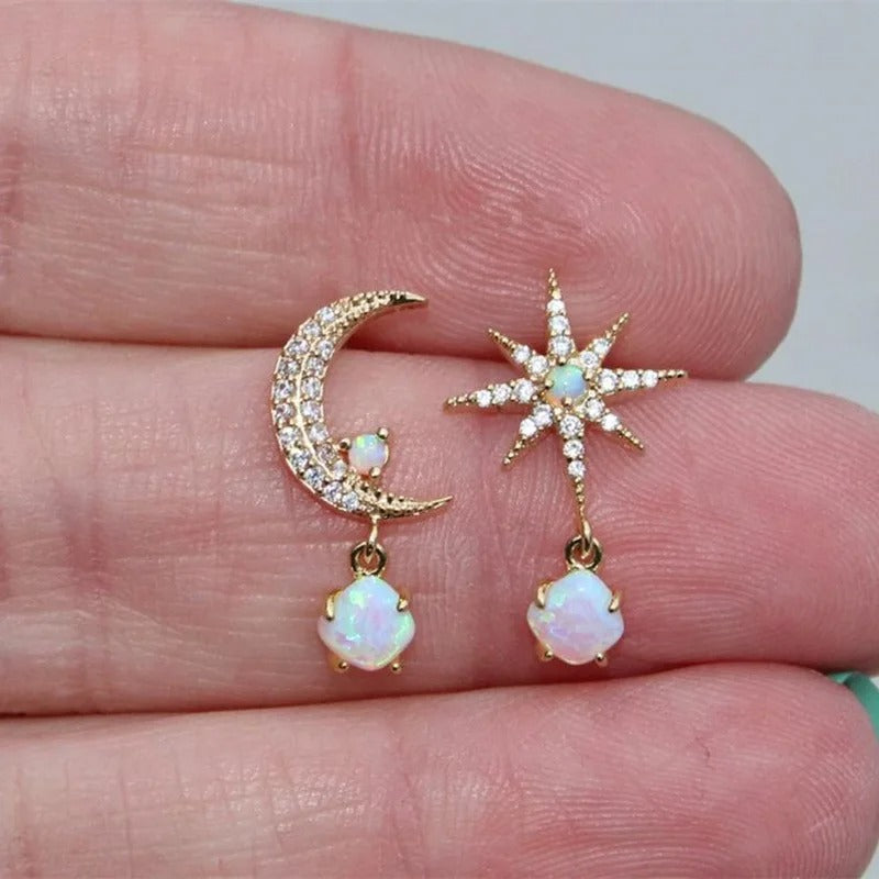 Star Elegant Pearl Earrings