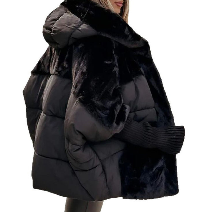 Time-limited Special Women’s Oversized Hooded Patchwork Puffer Coat